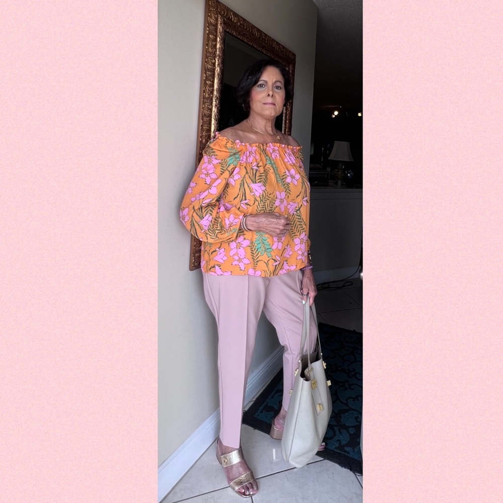 Gibson Latimer off-the-shoulder BLOUSE - Picture 8 of 8